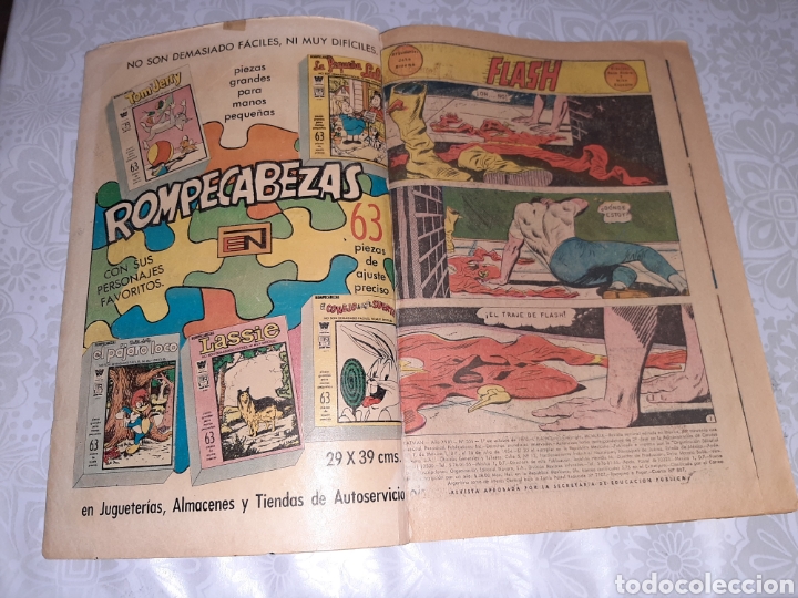 Tebeos: Batman n&deg; 551, Novaro 1970, Flash - Foto 3