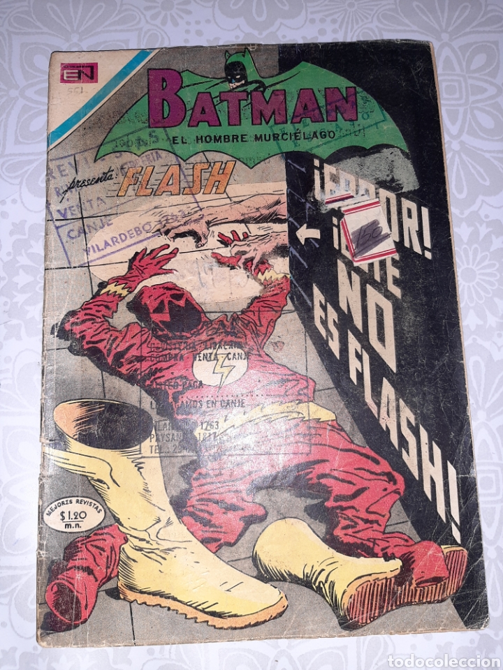 Tebeos: Batman n&deg; 551, Novaro 1970, Flash - Foto 1