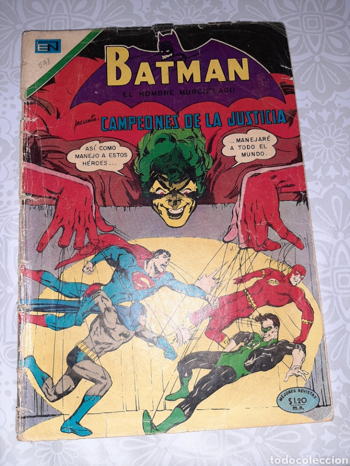 batman n° 541, novaro 1970, campeones de la jus - Acheter BD anciennes  Batman, maison d'édition Novaro sur todocoleccion