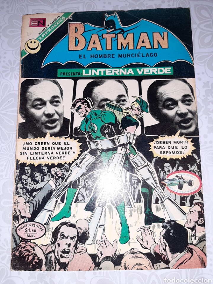 Tebeos: Batman 636, Novaro 1972, Linterna Verde - Foto 1