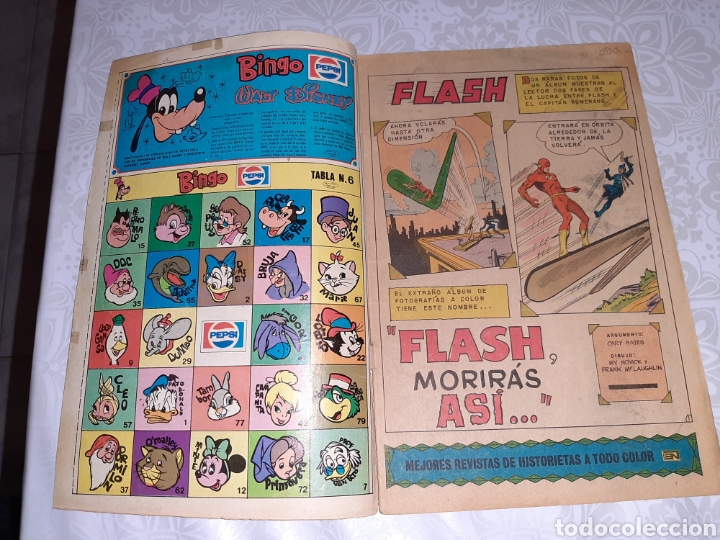 Tebeos: Batman n&deg; 764, Novaro 1975, Flash - Foto 3