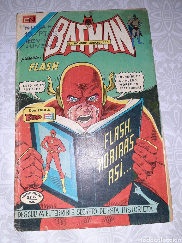 Tebeos: Batman n&deg; 764, Novaro 1975, Flash - Foto 1