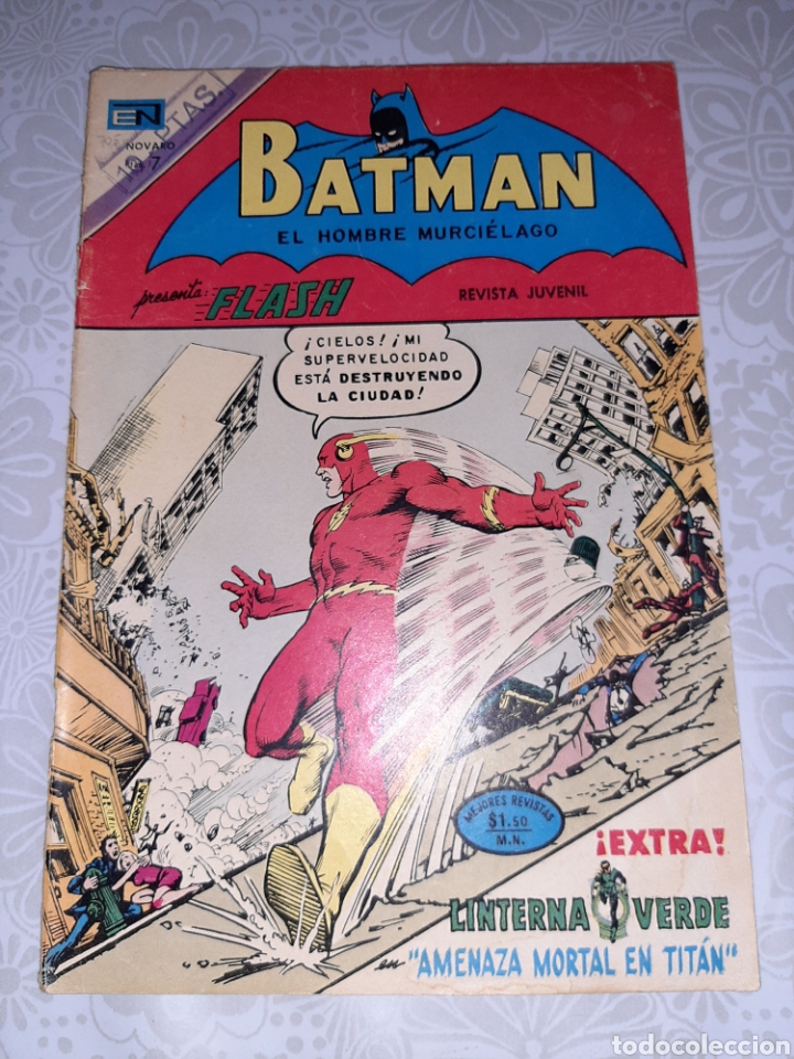Tebeos: Batman n&deg; 705, Novaro 1973, Flash - Foto 1