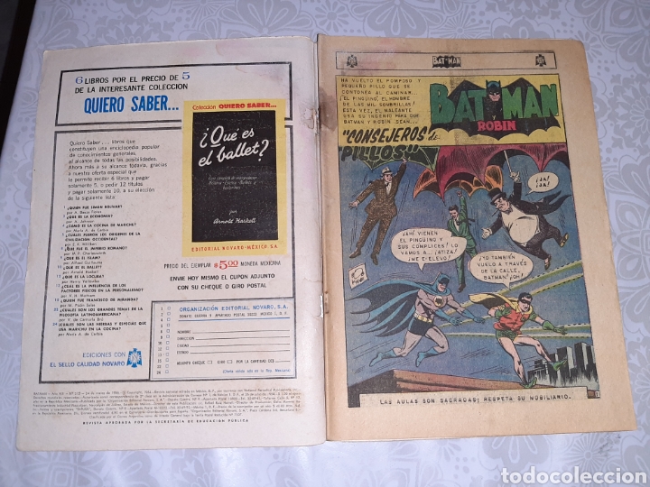 Tebeos: Batman n&deg; 315, Novaro 1966 - Foto 3