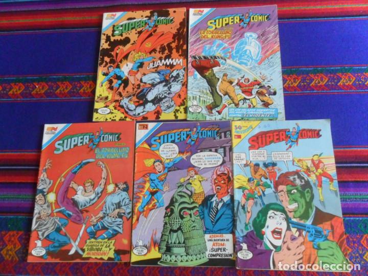SUPER COMIC NºS 2-189, 2-201, 2-277, 2-289 Y 361. NOVARO SERIE ÁGUILA 1980. BUEN ESTADO Y MUY RAROS. (Tebeos y Comics - Novaro - Otros)