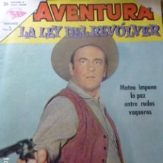 Tebeos: COMIC AVENTURA LA LEY DEL REVOLVER Nº 305 1963 DE NOVARO. Lote 263241365