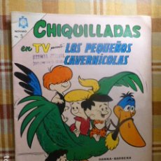 Tebeos: COMIC CHIQUILLADAS LOS PEQUEÑOS CAVERNICOLAS Nº 163 1965 DE NOVARO