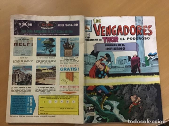 Tebeos: LOS VENGADORES, nº 41. EDITORIAL LA PRENSA (MEXICO). 1967. THOR EL PODEROSO - Foto 6 - 267533184