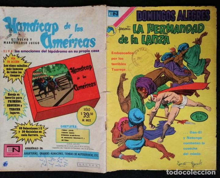 Tebeos: DOMINGOS ALEGRES N&ordm; 972 - LA HERMANDAD DE LA LANZA - NOVARO 1972 - Foto 2