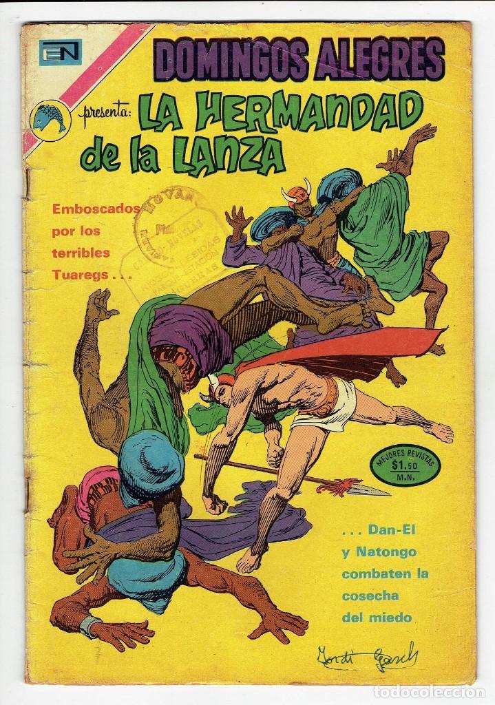 Tebeos: DOMINGOS ALEGRES N&ordm; 972 - LA HERMANDAD DE LA LANZA - NOVARO 1972 - Foto 1