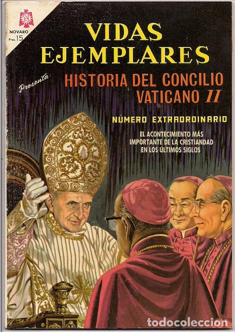 Tebeos: Novaro. Vidas ejemplares. Extra concilio Vaticano. - Foto 1