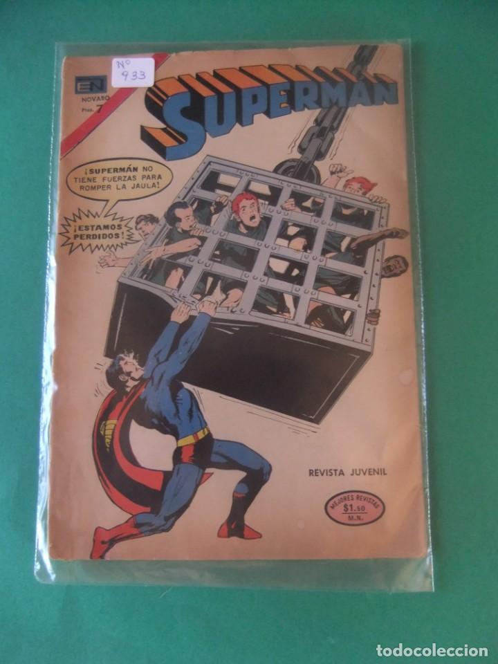 Tebeos: SUPERMAN N&ordm; 933 EDITORIAL NOVARO - Foto 1