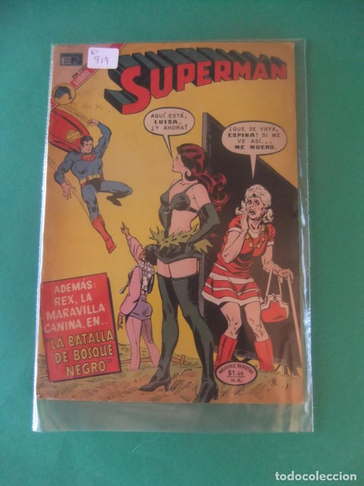 Tebeos: SUPERMAN N&ordm; 919 EDITORIAL NOVARO - Foto 1