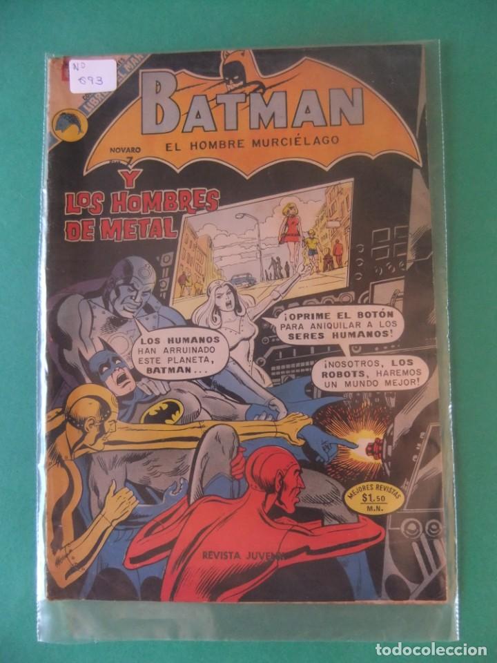 Tebeos: BATMAN N&ordm; 693 EDITORIAL NOVARO - Foto 1