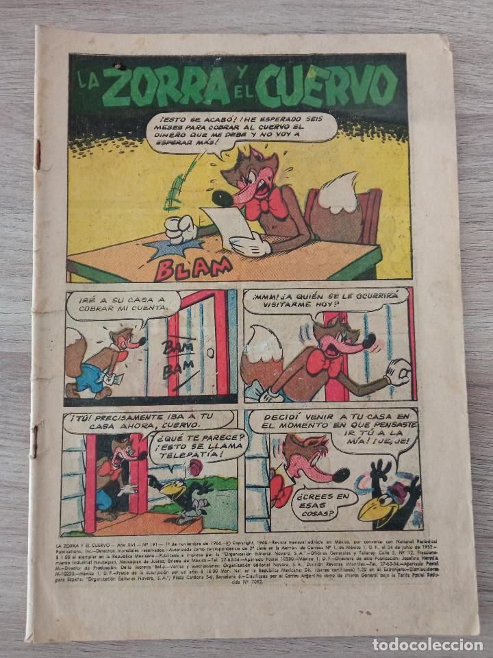 Tebeos: LA ZORRA Y EL CUERVO, N&ordm; 191 - Foto 1