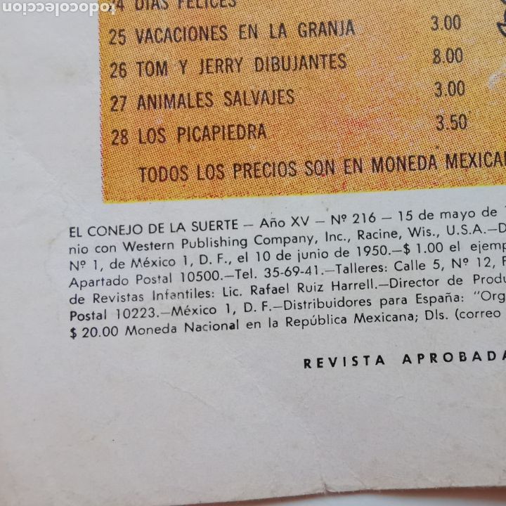 Tebeos: C&oacute;mic El conejo de la suerte. N&ordm;216 De 1965. Novaro - Foto 6