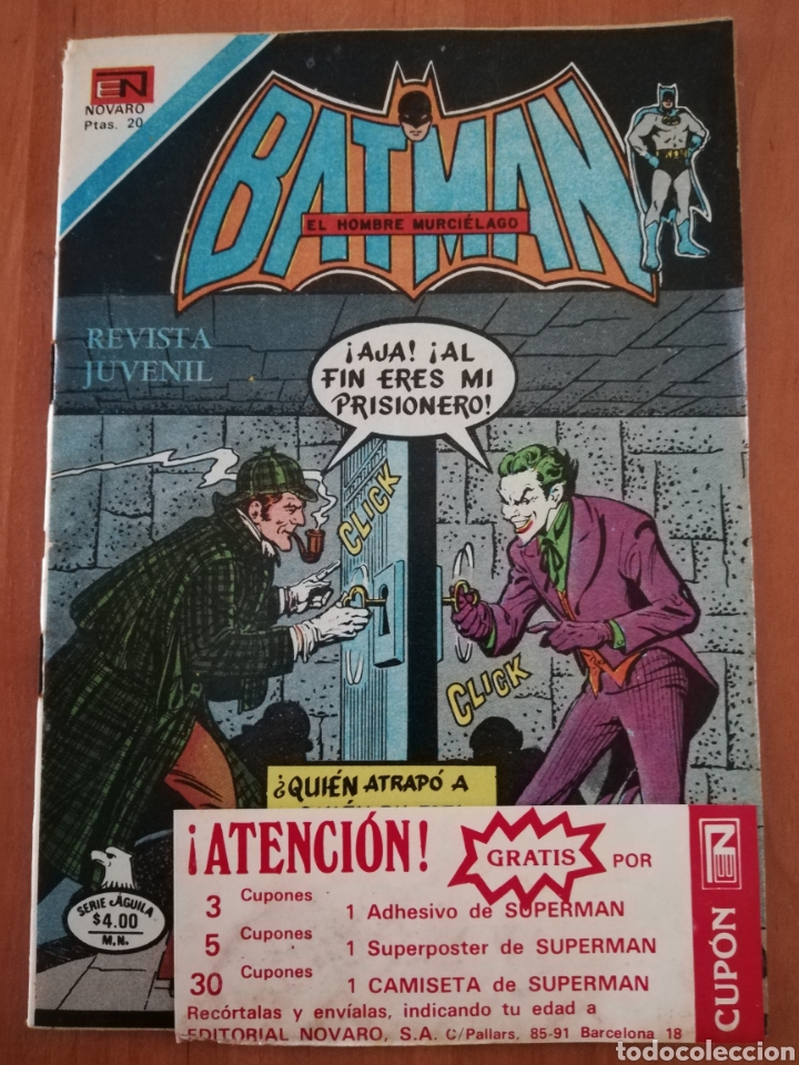 batman novaro n 2950 / sherlock holmes - Buy Tebeos Batman, publisher  Novaro on todocoleccion
