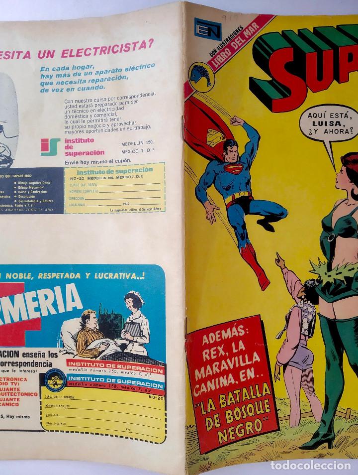 SUPERMAN 919 (1973) - ED. NOVARO - MÉXICO - MUY BUEN ESTADO (Tebeos y Comics - Novaro - Superman)