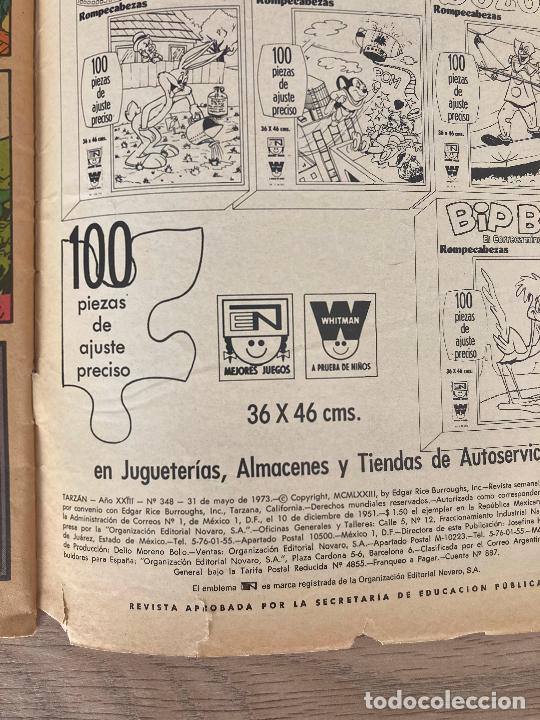 Tebeos: TARZAN DE LOS MONOS N&ordm; 348. NOVARO 1973 - Foto 2