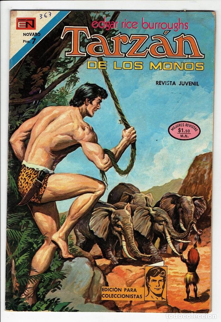 Tebeos: TARZAN DE LOS MONOS N&ordm; 363 - NOVARO 1973 - Foto 1