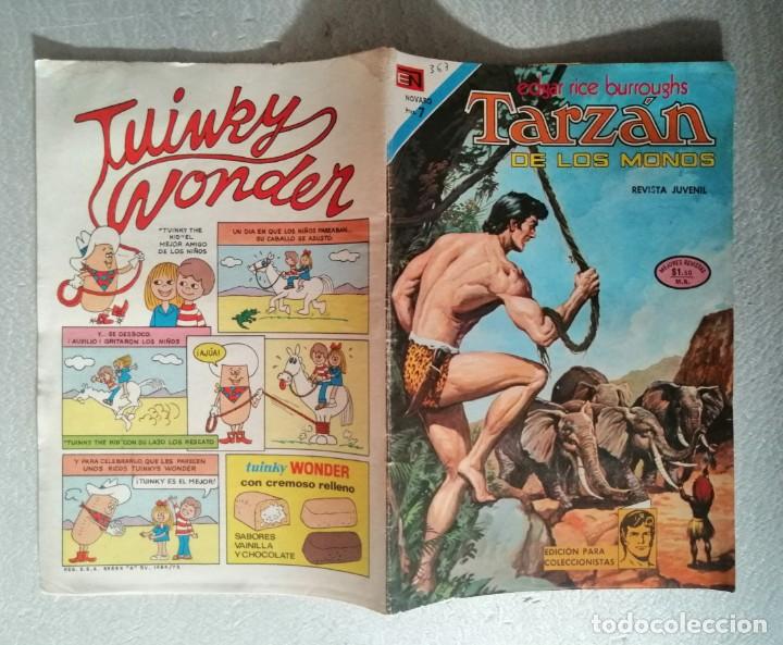 Tebeos: TARZAN DE LOS MONOS N&ordm; 363 - NOVARO 1973 - Foto 2