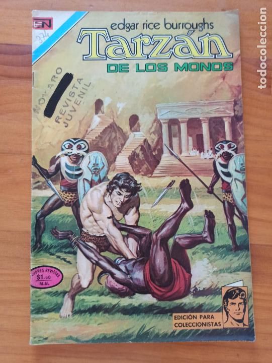 Tebeos: TARZAN N&ordm; 374 - NOVARO (GY) - Foto 1