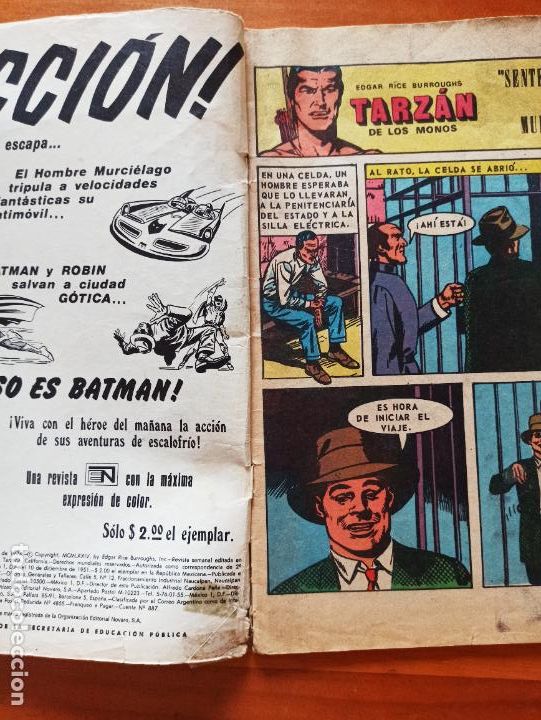 Tebeos: TARZAN N&ordm; 417 - NOVARO (8X) - Foto 4