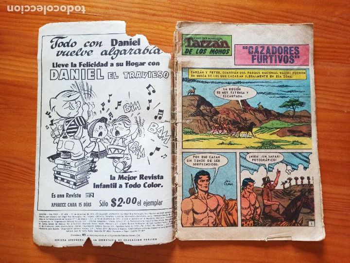 Tebeos: TARZAN N&ordm; 424 - NOVARO (8X) - Foto 4