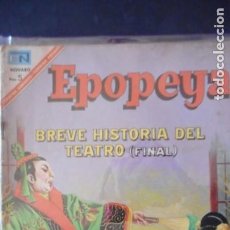 Tebeos: EPOPEYA Nº 111 . HISTORIA DEL TEATRO / NOVARO. Lote 308811233