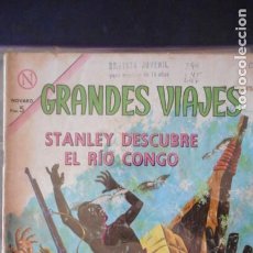 Tebeos: GRANDES VIAJES Nº 17 . STANLEY DESCUBRE EL CONGO / NOVARO