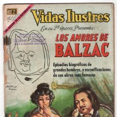 Tebeos: 1969 VIDAS ILUSTRES # 219 NOVARO LOS AMORES DE BALZAC LA PRINCESA DE CADIGNAN MUY BUEN ESTADO. Lote 309813018