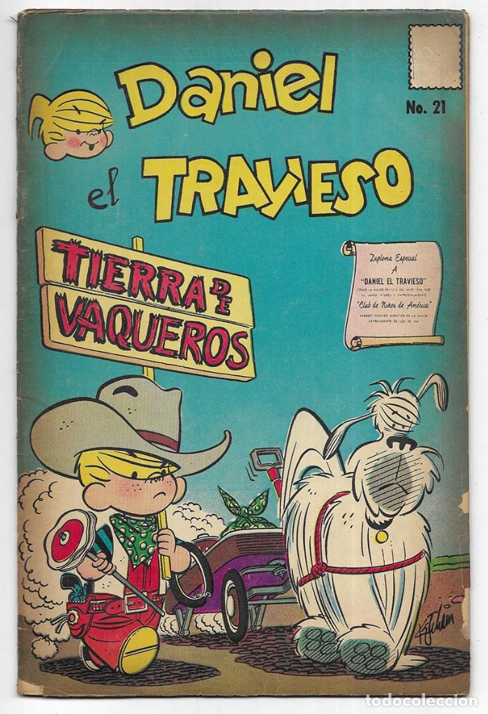 Tebeos: Daniel el Travieso. N&ordm; 21 Texas y Daniel. 1957 - Foto 1