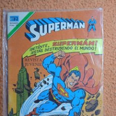 Tebeos: SUPERMAN, DETENTE, SUPERMAN, ESTAS DESTRUYENDO EL MUNDO!, Nº 2-1144, EDITORIAL NOVARO 1978. Lote 310599468