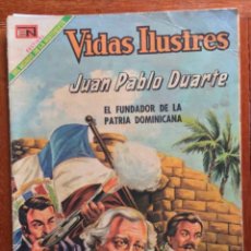Livros de Banda Desenhada: VIDAS ILUSTRES, Nº 210. NOVARO - 1969. JUAN PABLO DUARTE, EL FUNDADOR DE LA PATRIA DOMINICANA. Lote 311137348
