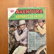 Tebeos: AVENTURA PRESENTA HOMBRES DE LEY, Nº 277, AÑO 1963, (NOVARO). Lote 311762793