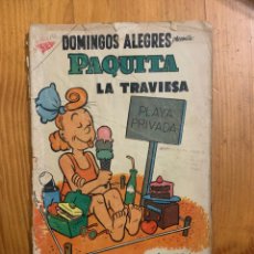Tebeos: DOMINGOS ALEGRES Nº 196 PAQUITA LA TRAVIESA SEA 1957 NOVARO. Lote 313749213