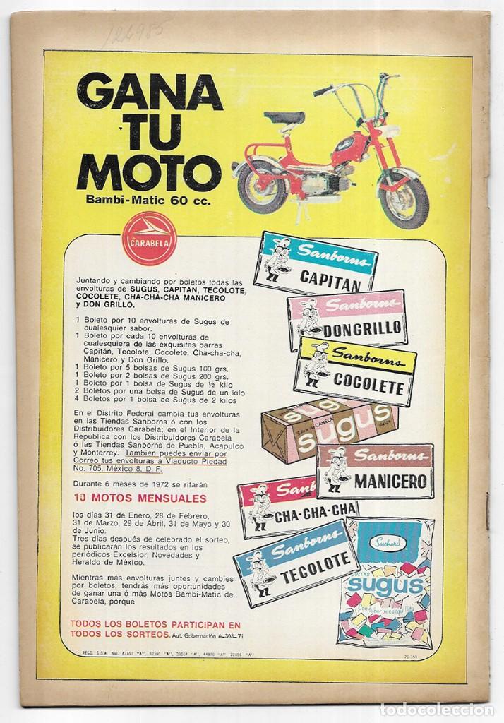 Tebeos: Daniel el Travieso. A&ntilde;o IX N&ordm;- 106 El Eclipse total de Sol. 1972 Novaro - Foto 2