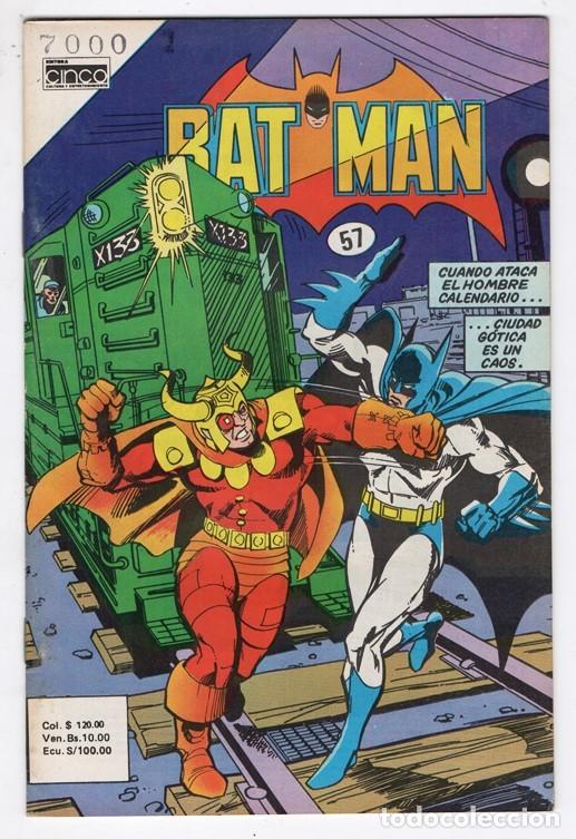 1985 batman # 57 ed. cinco el hombre calendario - Buy Tebeos Batman,  publisher Novaro on todocoleccion