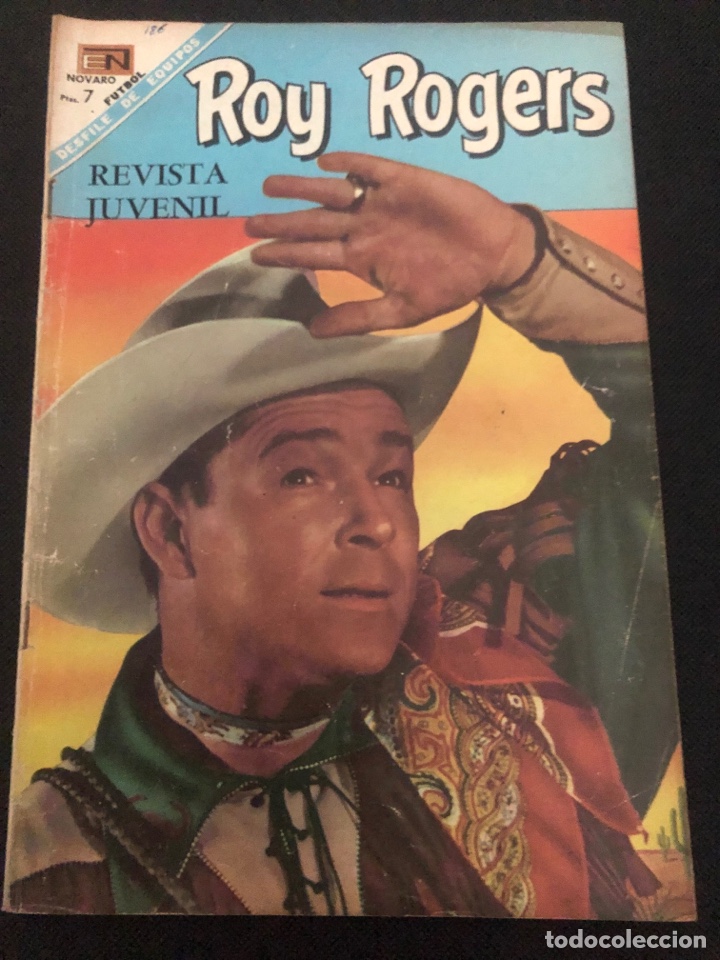 Tebeos: COMIC ROY ROGERS EDITORIAL NOVARO N&ordm; 186 - Foto 1
