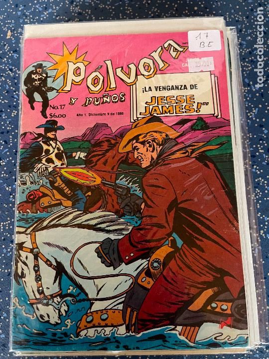 Tebeos: POLVORA Y PU&Ntilde;OS NUMERO 17 BUEN ESTADO