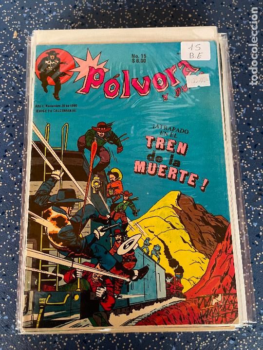 Tebeos: POLVORA Y PU&Ntilde;OS NUMERO 15 BUEN ESTADO