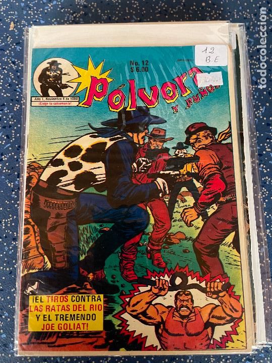 Tebeos: POLVORA Y PU&Ntilde;OS NUMERO 12 BUEN ESTADO