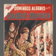 Giornalini: DOMINGOS ALEGRES 206: COLOSOS DE LA MONTAÑA, 1958, NOVARO. COLECCIÓN A.T.