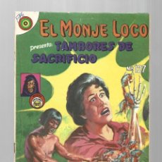 Tebeos: EL MONJE LOCO 127: TAMBORES DE SACRIFICIO, 1970, REVISTAS POPULARES, BUEN ESTADO. COLECCIÓN A.T.. Lote 339899468