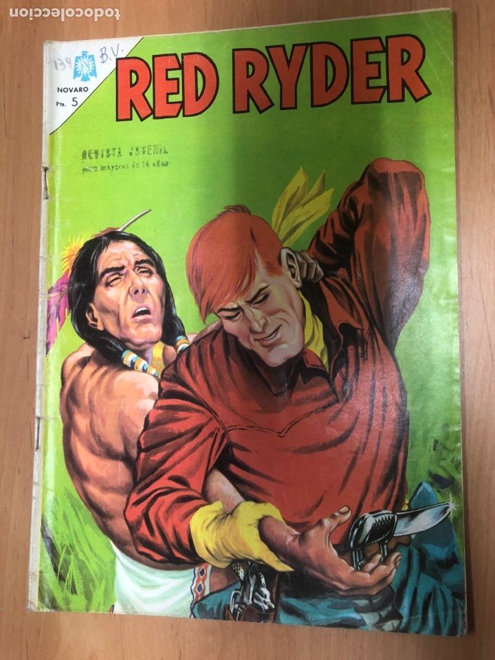 Tebeos: COMIC EDITORIAL NOVARO RED RYDER N&ordm; 134 - Foto 1