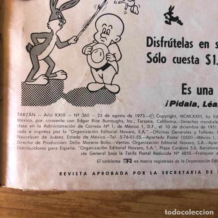 Tebeos: TARZAN DE LOS MONOS N&ordm;360 - EDITORIAL NOVARO - Foto 2