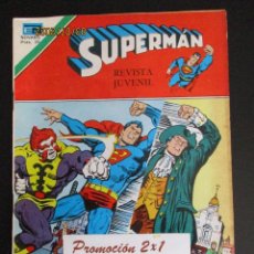 Tebeos: SUPERMAN SERIE AGUILA Nº 2-1128. EDITORIAL NOVARO 1977. 2X1 SUPERMAN + TARZAN