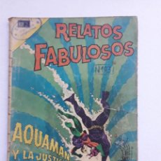 Tebeos: RELATOS FABULOSOS N° 126 - AQUAMÁN - ORIGINAL EDITORIAL NOVARO. Lote 350533724