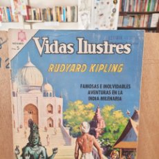 Livros de Banda Desenhada: VIDAS ILUSTRES - RUDYARD KIPLING, AVENTURAS EN LA INDIA MILENARIA - AÑO XII, Nº 129 - NOVARO 1966. Lote 356707745