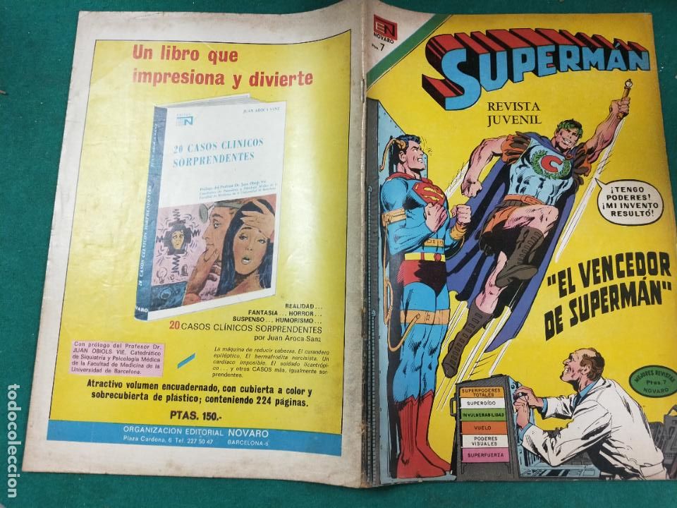 Tebeos: SUPERMAN N&ordm; 891. EDITORIAL NOVARO 1973. - Foto 1